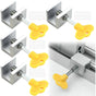 Sliding Window Locks, 4pcs Sliding Window Locks, Adjustable Window Lock for Sliding Doors - Reinforced Aluminum Alloy Security for Your Windows