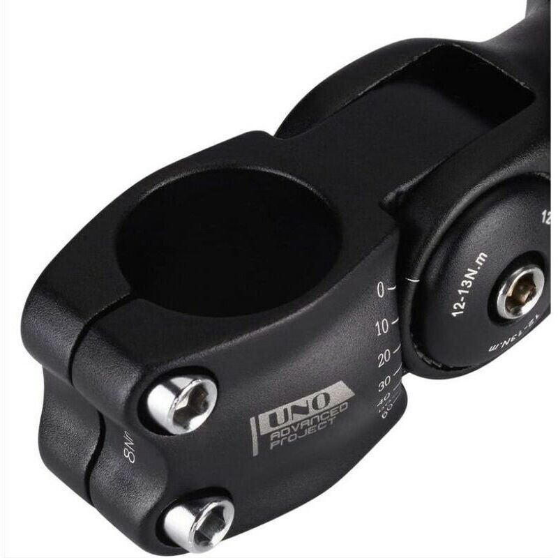 31.8 Adjustable Stem 110mm 0 60 Degree Adjustable Stem for Most Mountain Bike Road Bike, by DEBUNS