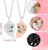 Party Stitch Necklace, Stitch Gift Jewelry, Stainless Steel Necklace