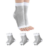 Soothing Neuropathy Socks 3 Pairs, Plantar Fasciitis Tendinitis Relief, White Large X-Large