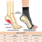 Soothing Neuropathy Socks 3 Pairs, Plantar Fasciitis Tendinitis Relief, White Large X-Large