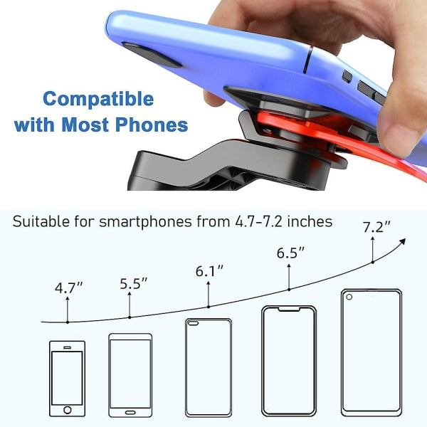 Quad Lock Out Front Bike Mount Twist Lock Mountain Bike Cradle Compatible withSamsung Xiaomi