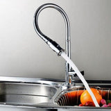 Outdoor Faucet - 360° Kitchen Mixer Flexible Neck Laundry Room Faucet Bar Garden Outdoor Faucet