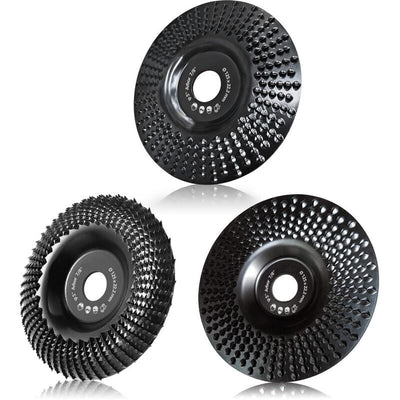 Wood sanding disc 125 mm, 3-piece sanding discs for shaping, sanding and cutting. Wheel for angle grinder,