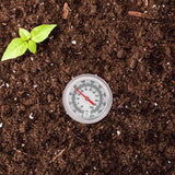 Compost soil thermometer 50 cm length stainless steel - Side View