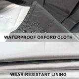 Waterproof Washer Dryer Cover Compatible with Most Washing Machines - Side View