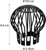 4x Leaf guards Downspout guards Downspout guards Rain gutter guards Downspout guards Downspout guards Drainage screens - Side View