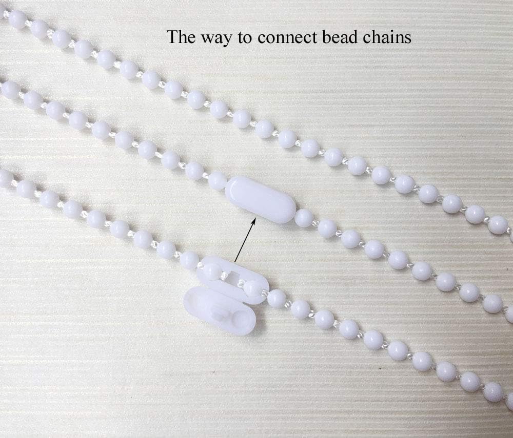 Roller Blind Bead Chain 10 Meters with 10 Connectors