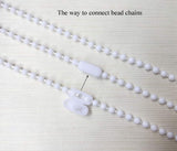 Roller Blind Bead Chain 10 Meters with 10 Connectors