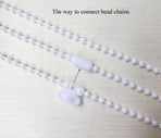 Roller Blind Bead Chain 10 Meters with 10 Connectors