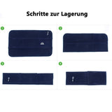 Inflatable pillow, 2-pack, camping pillow, travel pillow, lightweight pillow - Top-Down View