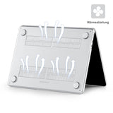 Case compatible with NEW MacBook Air 13.6 inch M2 A2681, 2022 release, ultra-thin smooth hard shell protective case, crystal clear
