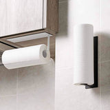 Kitchen Roll Holder Wall Mount No Drill Kitchen Paper Towel Holder - Top-Down View