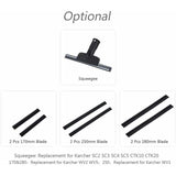 2pcs 280mm Window Washer Replacement Blades Window Cleaning Blade Rubber Scraper Accessories Refill Replacement for Karcher WV2 WV5 - Front View