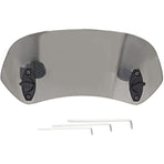 Motorcycle Windshield Adjustable Clip-On Windshield Wind Deflector Windscreen Accessories for Motorcycle Tawny