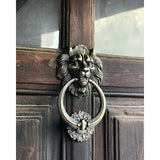 Bronze Lion Head Door Knocker Elegant Classic Home Decor