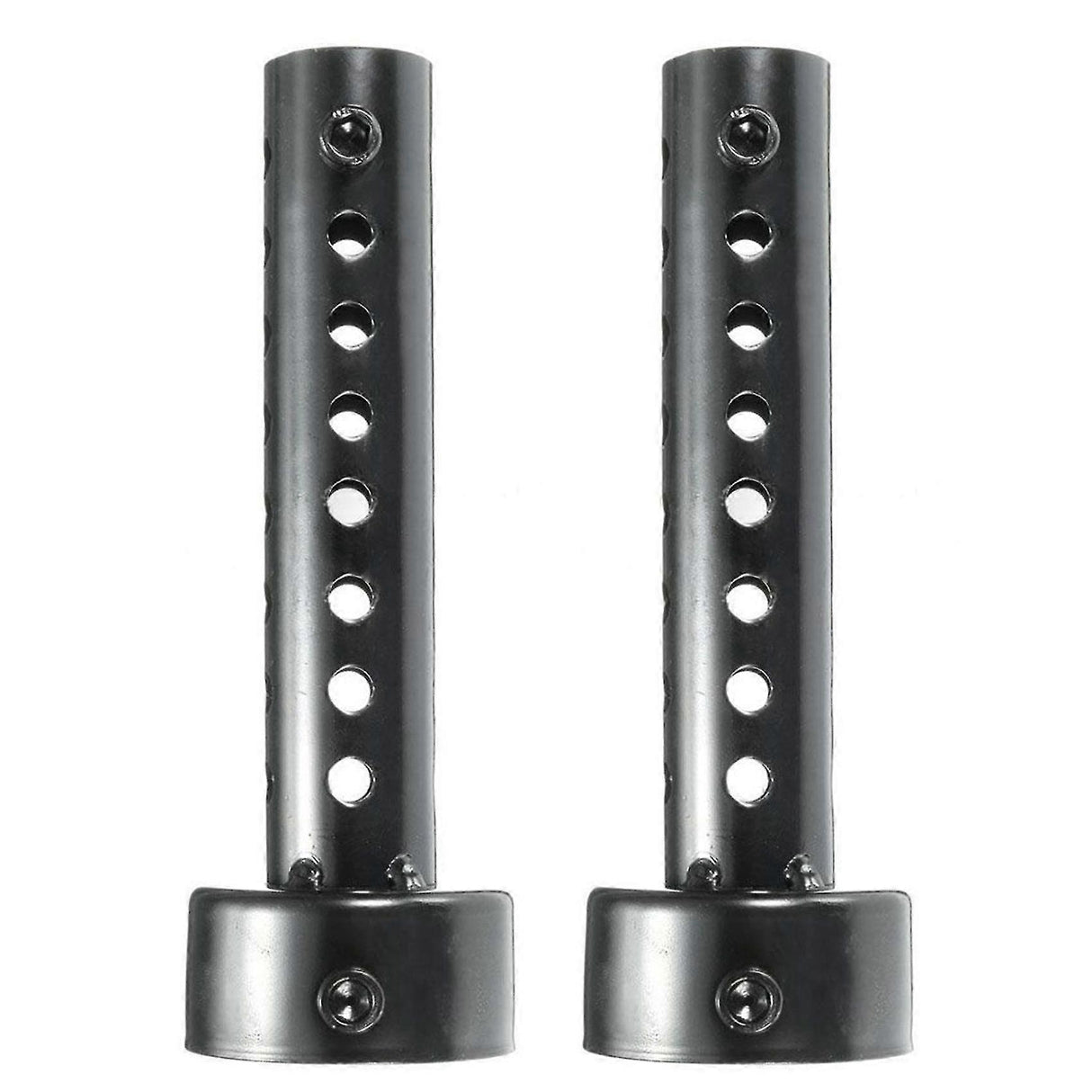 2x Universal Motorcycle Exhaust Pipe Silencer Db Killer 48mm Black