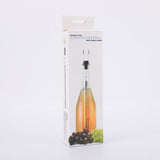 Stainless Steel Wine Chiller Rod with Pour Spout, Wine Cooler Set for Red and White Wine
