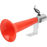 180dB Universal Truck Horn with Turkish Horn Sound 12V 24V Compatible with SUVs Motorcycles Caravans Red - Front View