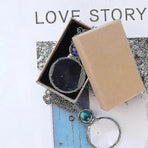 Magnifying Glass Necklace for Reading, Elderly Gift, Book Accessory green
