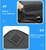12V Car Insulated Bag, Electric Picnic Bag, Lunch Bag, Foldable Bag for Carrying Picnic Food - 29cm x 21cm x 11cm - 45-Degree Angle