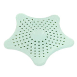 Silicone Drain Cover Filter for Bathtub Sink Shower Green - Front View