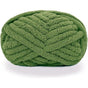 Large Jumbo Super Soft Chunky Knitted Chenille Yarn for Hand Crocheting Blankets - Olive Green