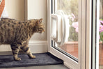 Cat Mate cat flap, white, comfortable for cats to get in and out