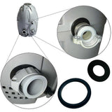 3 pcs Connection Seals Gaskets Washers for Coleman for Lay-Z-spa, A and B/C Connection Seals Gaskets (Black) [HK]