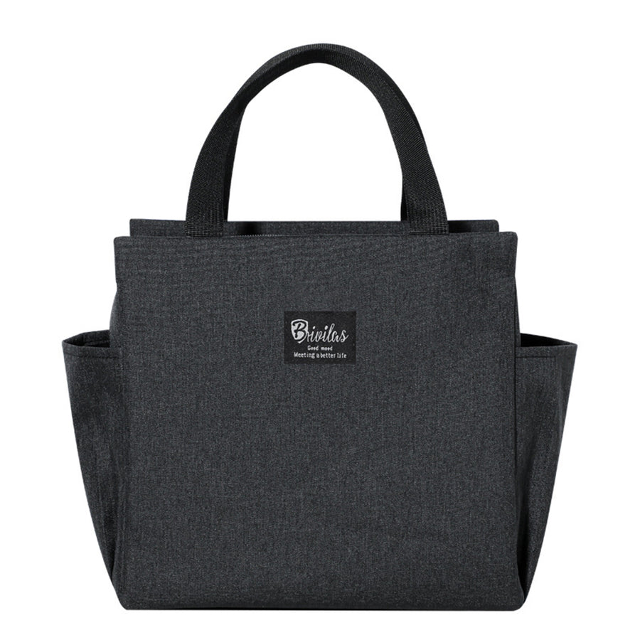 Lunch Bag for Adult Children Thick Portable Black