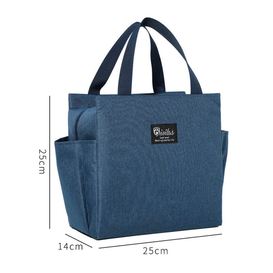 Lunch Bag for Adult Children Thick Portable Black