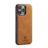 Magnetic iPhone 16 Pro Case with Card Pocket Compatible with iPhone 16 Pro Coffee Color - Extra Image
