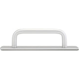 2pcs Self-Adhesive Aluminum Alloy Door Handle Push-Pull Sliding Door Handle Without Drilling for Gate Cabinet Toilet, 150 x 25mm - Side View