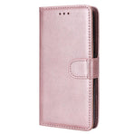 Compatible withSamsung S22 Magnetic 2-in-1 Phone Case Wallet Pink Pink Gold