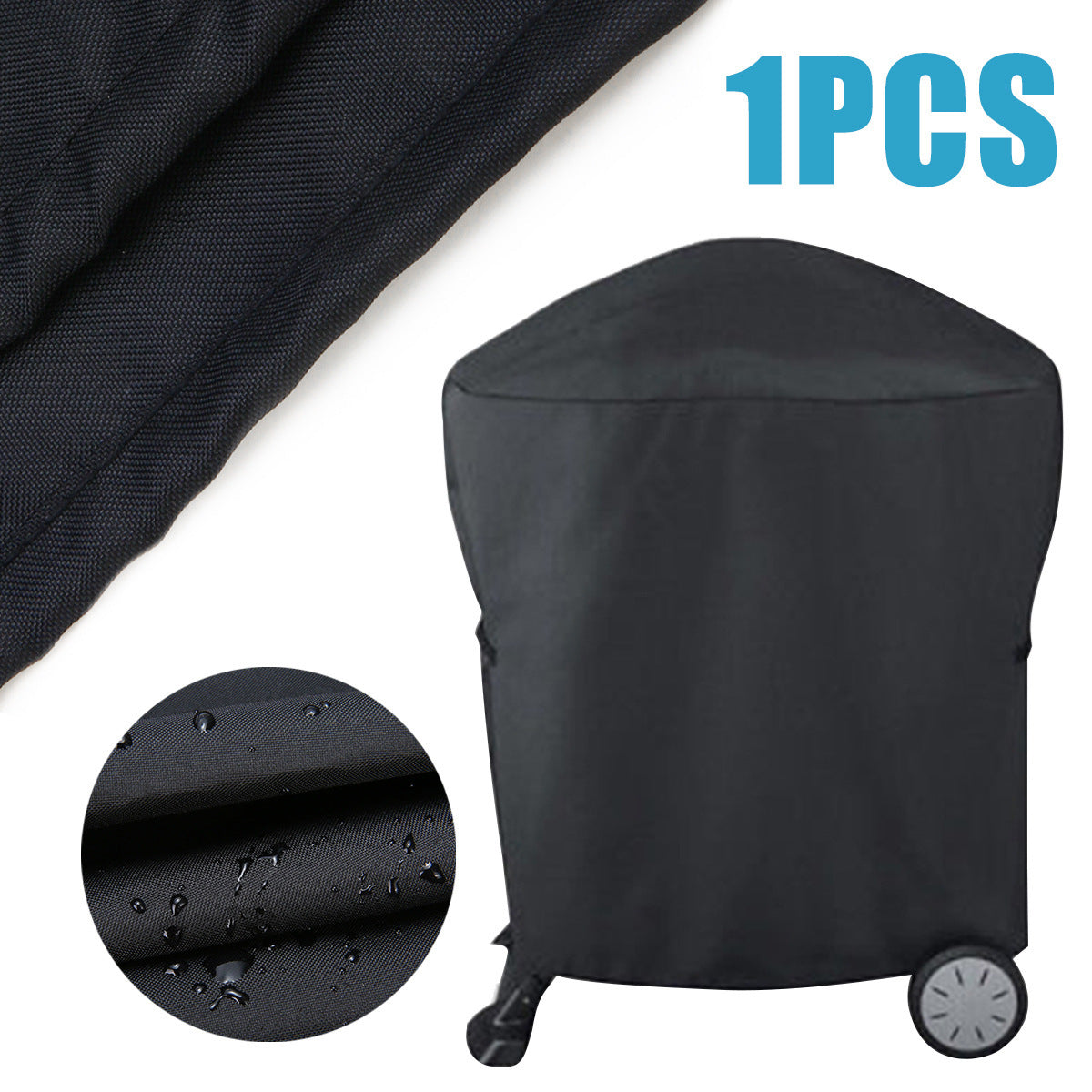 Weber Q1000Q2000 Series Grill Cover Dustproof, Waterproof and UV-resistant [YATOUT] black 54*76*69cm