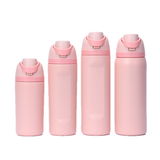 24 oz Stainless Steel Outdoor Sports Water Cup for Women Stylish Leakproof Design Durable Portable Vacuum Flask Assorted Colors Long Lasting Insulation Perfect for Travel and Exercise - Side View