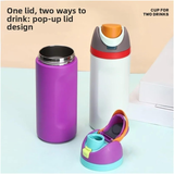 24 oz Stainless Steel Outdoor Sports Water Cup for Women Stylish Leakproof Design Durable Portable Vacuum Flask Assorted Colors Long Lasting Insulation Perfect for Travel and Exercise - 45-Degree Angle