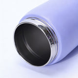 Insulated Stainless Steel Water Bottle with Straw,black & 24 oz, BPA-Free, for Travel, Sports, Outdoors