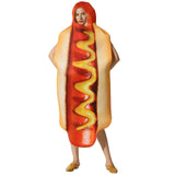 Hot Dog Costume Halloween Stage Performance Cosplay - Side View