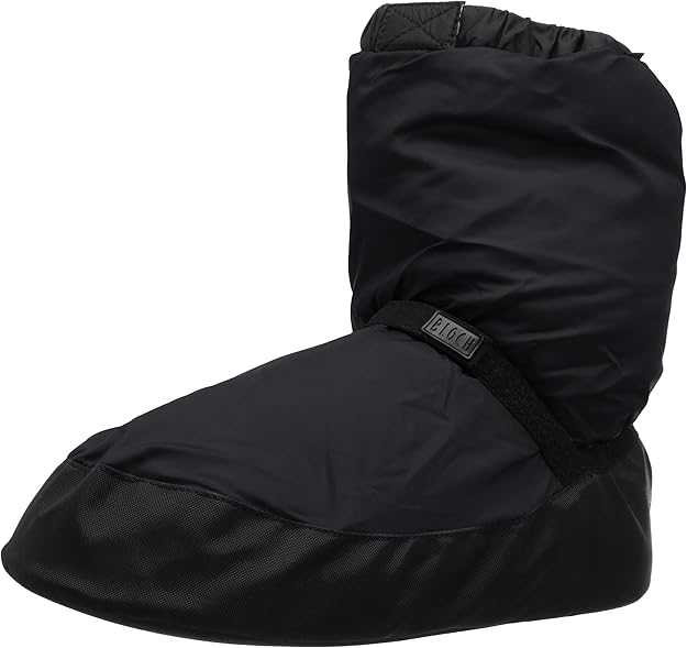 Compatible with Unisex Warm-Up Bootie Dance Shoes Black Sizes 34 35
