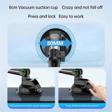 Tablet Holder for iPad Pro Air 4-13 inch Compatible with Car SUV Truck Long Arm Suction Cup Mount Windshield Window Black - 45-Degree Angle