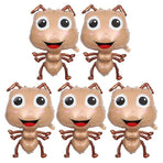 Large Ant Balloons 5 pcs Light Brown 75.00X48.00X4.00CM Animal Theme Cartoon Foil Balloons