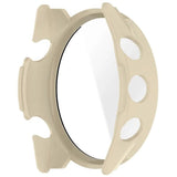 Garmin Forerunner 970 Watch Case Compatible with Tempered Glass Screen Protector Frame Protection White