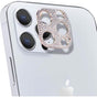 Diamond Camera Lens Cover Compatible with iPhone 12 Pro Max Protective Sticker Rose Gold