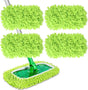 Microfiber Mop Refill Cloths for Swiffer Sweeper and Steam Mops, Reusable Washable Pads for Tile Floors