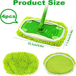 Microfiber Mop Refill Cloths for Swiffer Sweeper and Steam Mops, Reusable Washable Pads for Tile Floors