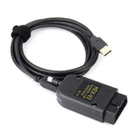 VCDS HEX-V2 OBD2 Diagnostic Cable for VW Audi Skoda Seat VAG Cars, USB Interface Scanner with VCDS Software, Unlimited VINs, Multi-Language