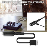 PS2 to HDMI Adapter Cable with RCA AV HD Output Compatible with Playstation 2 - Side View