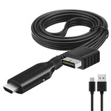 PS2 to HDMI Adapter Cable with RCA AV HD Output Compatible with Playstation 2 - 45-Degree Angle