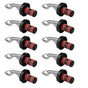 Wine Cork Stoppers 10 Pack Reusable Airtight Leakproof Seal for Beverage Bottles Manual Expanding Design
